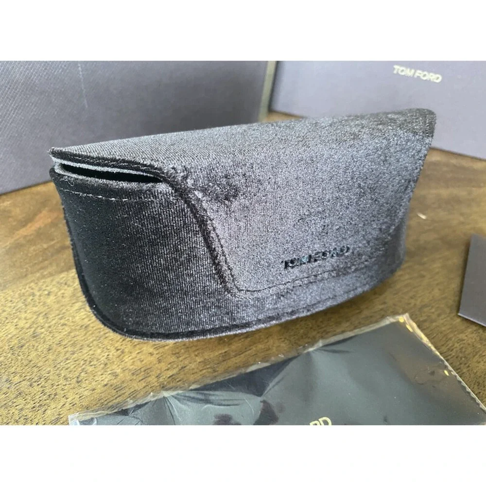 Tom Ford Brown Felt Eyeglass/sunglass Case with box, New